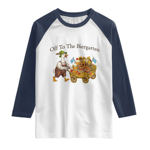 Funny Goose German Beer Festival Raglan Shirt Off To The Biergarten