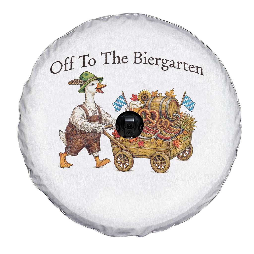 Funny Goose German Beer Festival Spare Tire Cover Off To The Biergarten