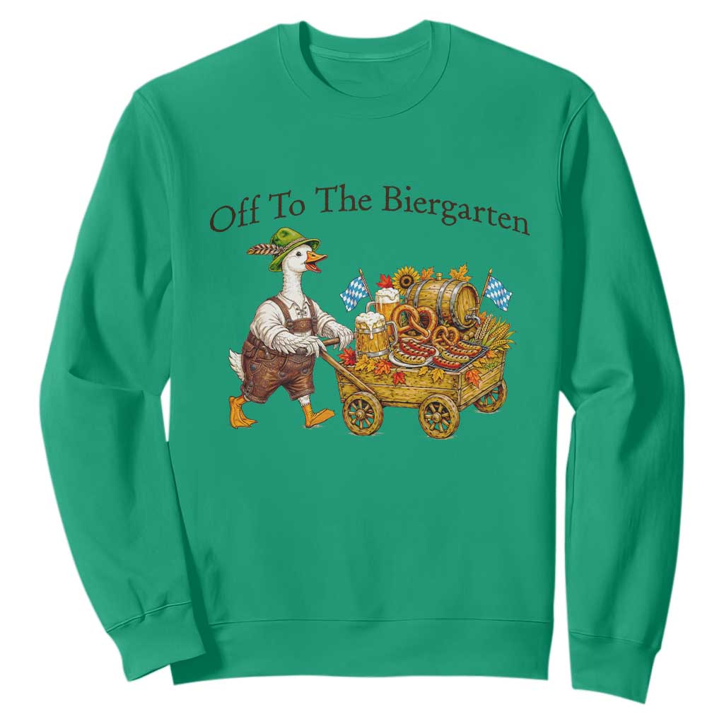 Funny Goose German Beer Festival Sweatshirt Off To The Biergarten