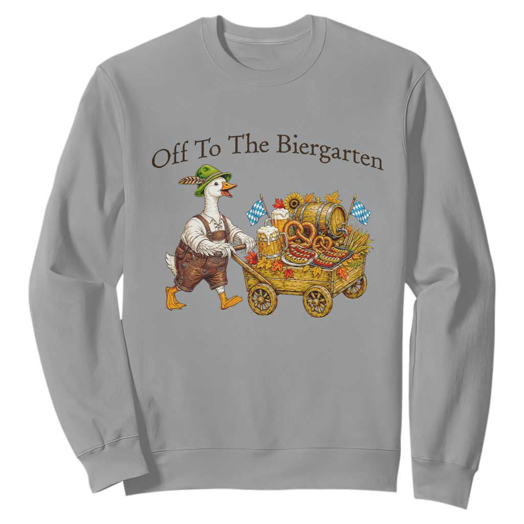 Funny Goose German Beer Festival Sweatshirt Off To The Biergarten
