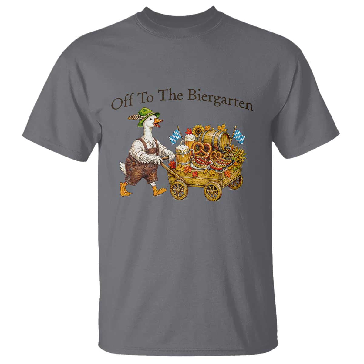 Funny Goose German Beer Festival T Shirt Off To The Biergarten