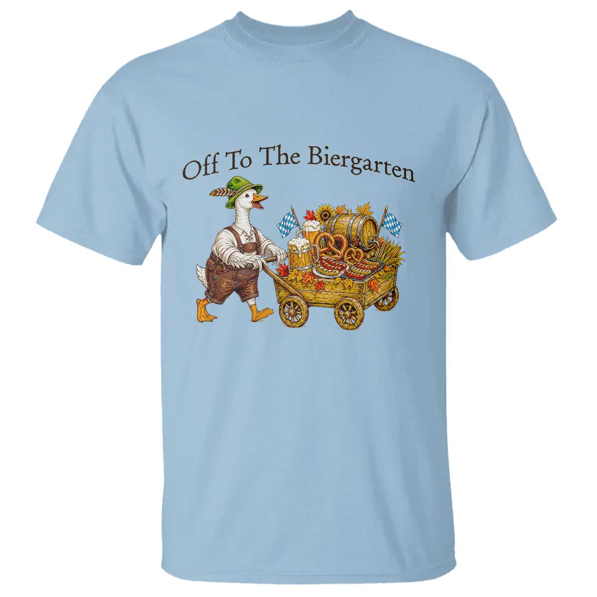 Funny Goose German Beer Festival T Shirt Off To The Biergarten