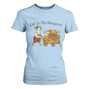 Funny Goose German Beer Festival T Shirt For Women Off To The Biergarten