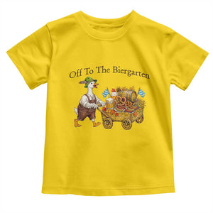 Funny Goose German Beer Festival Toddler T Shirt Off To The Biergarten