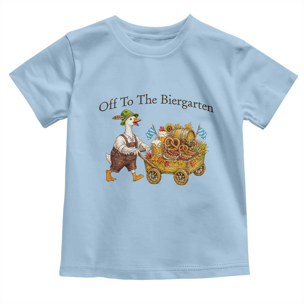 Funny Goose German Beer Festival Toddler T Shirt Off To The Biergarten