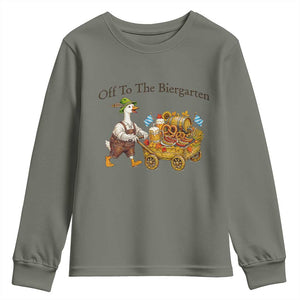 Funny Goose German Beer Festival Youth Sweatshirt Off To The Biergarten