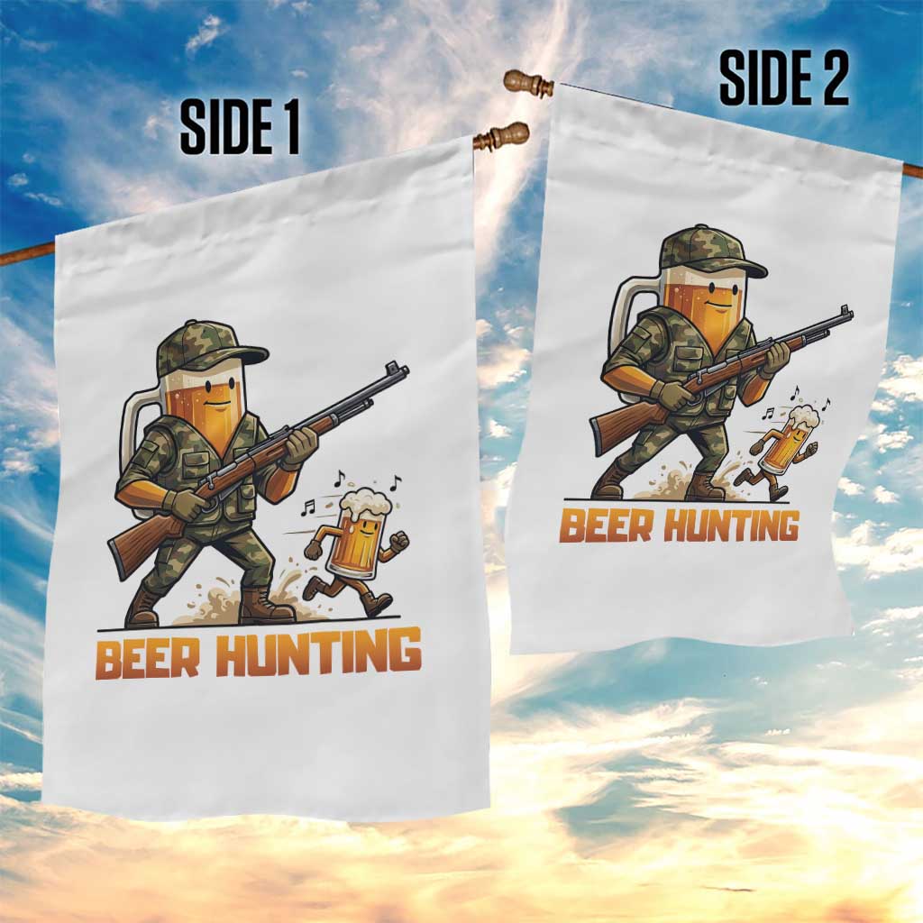 Beer Hunting Season Open Garden Flag Beer Hunter Brew Lover Humor