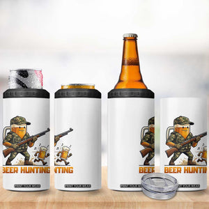 Beer Hunting Season Open 4 in 1 Can Cooler Tumbler Beer Hunter Brew Lover Humor