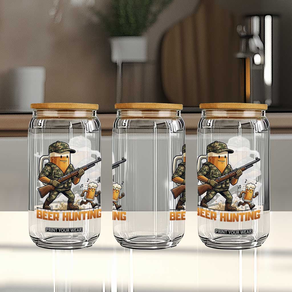 Beer Hunting Season Open Glass Can Beer Hunter Brew Lover Humor