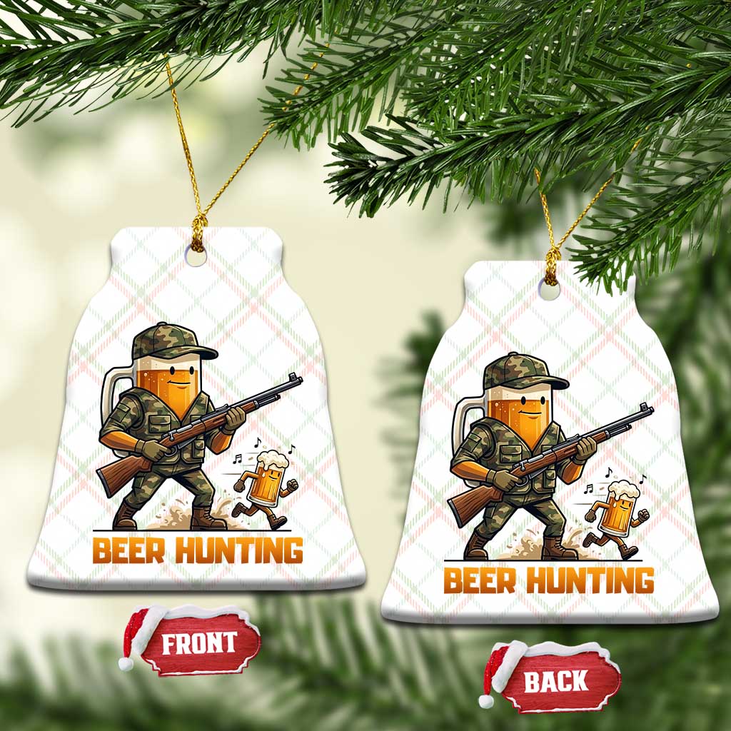 Beer Hunting Season Open Ceramic Ornament Beer Hunter Brew Lover Humor