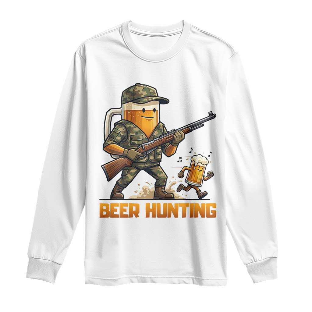 Beer Hunting Season Open Long Sleeve Shirt Beer Hunter Brew Lover Humor