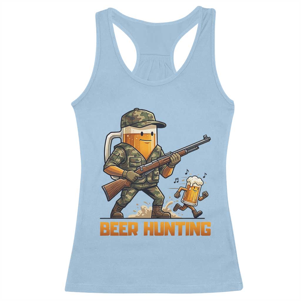 Beer Hunting Season Open Racerback Tank Top Beer Hunter Brew Lover Humor