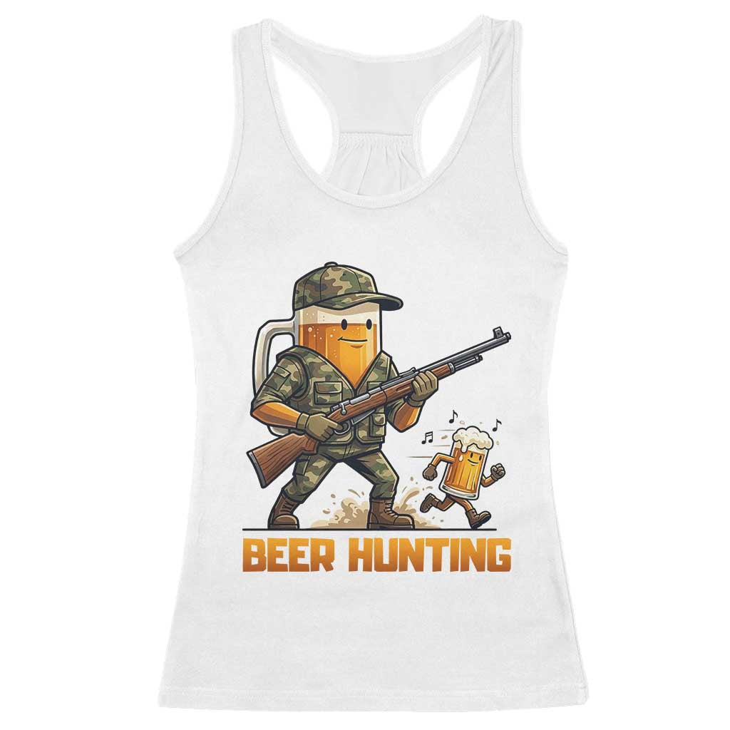 Beer Hunting Season Open Racerback Tank Top Beer Hunter Brew Lover Humor