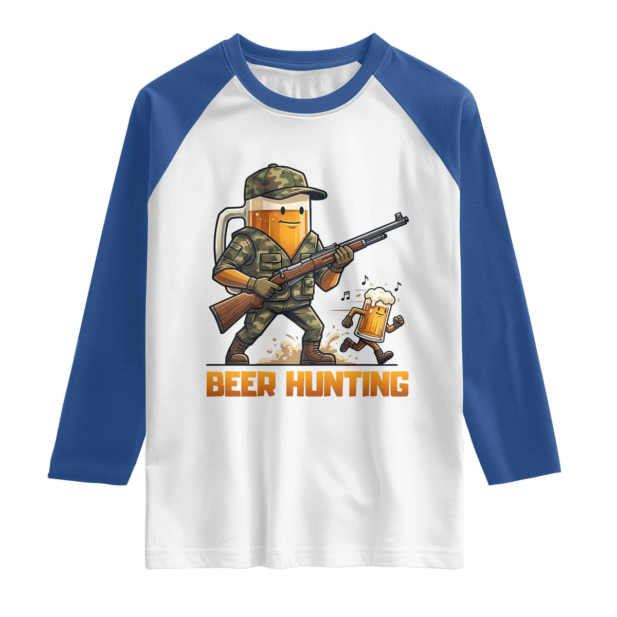 Beer Hunting Season Open Raglan Shirt Beer Hunter Brew Lover Humor