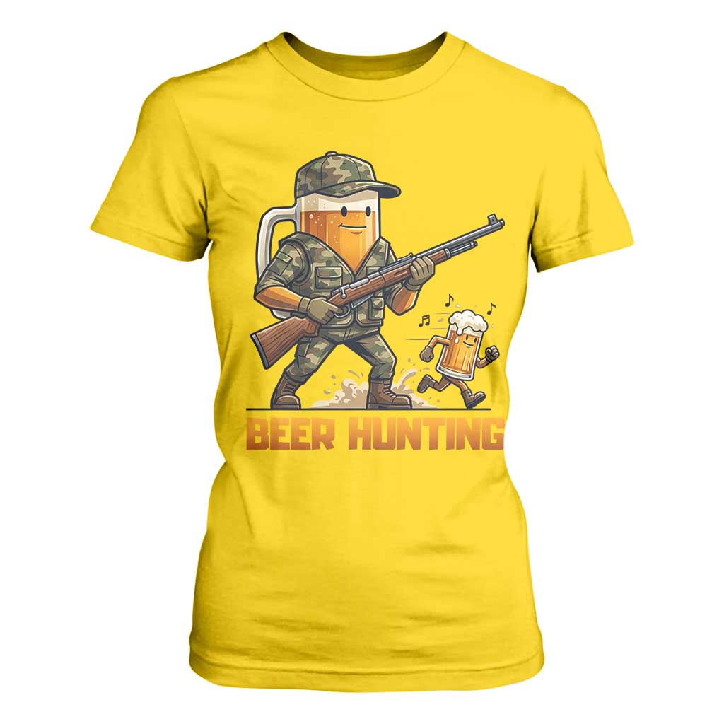Beer Hunting Season Open T Shirt For Women Beer Hunter Brew Lover Humor