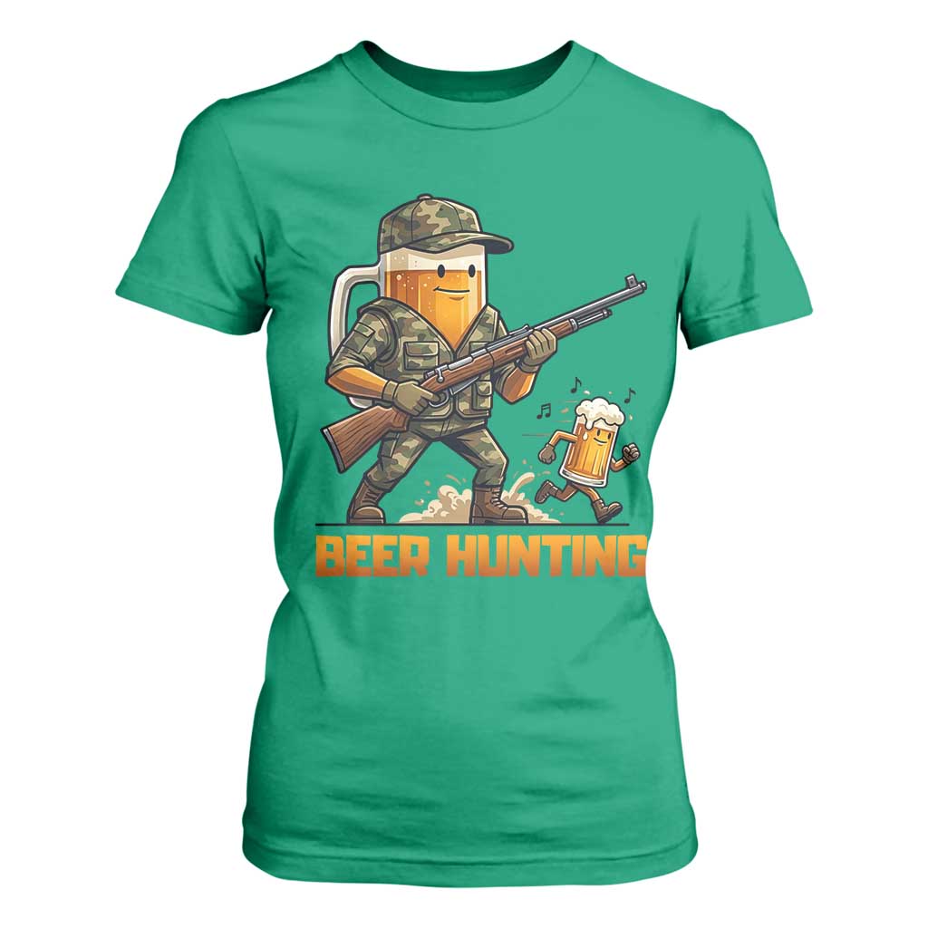 Beer Hunting Season Open T Shirt For Women Beer Hunter Brew Lover Humor