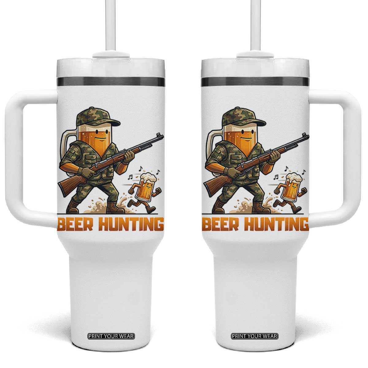Beer Hunting Season Open Tumbler With Handle Beer Hunter Brew Lover Humor