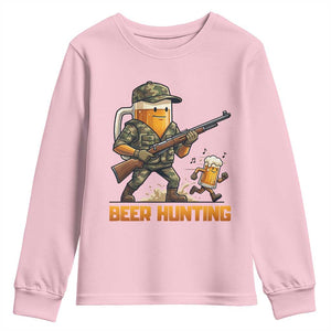 Beer Hunting Season Open Youth Sweatshirt Beer Hunter Brew Lover Humor