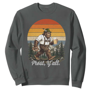 Prost Yall Bigfoot Sweatshirt Vintage Oktoberfest Beer Lover Sasquatch Gift