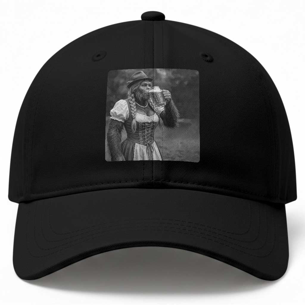 Bigfoot Oktoberfest Baseball Cap Vintage Dirndl German Beer Festival Humor TS12 Print Your Wear