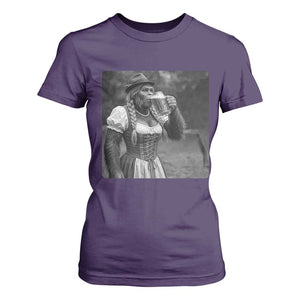Bigfoot Oktoberfest T Shirt For Women Vintage Dirndl German Beer Festival Humor