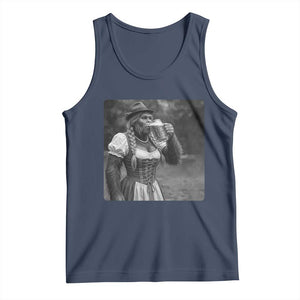 Bigfoot Oktoberfest Tank Top Vintage Dirndl German Beer Festival Humor