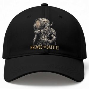 Vintage Viking Beer Drinker Warrior Gift Baseball Cap Brewed For Battle
