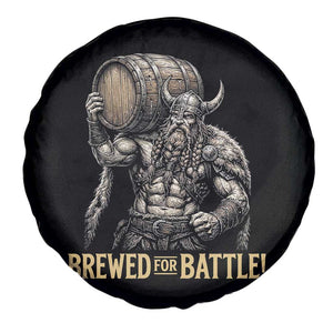 Vintage Viking Beer Drinker Warrior Gift Spare Tire Cover Brewed For Battle