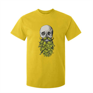 Vintage Craft Brewer Beer Lover Gift T Shirt For Kid Beer Hops Beard Skull