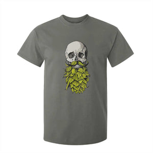Vintage Craft Brewer Beer Lover Gift T Shirt For Kid Beer Hops Beard Skull