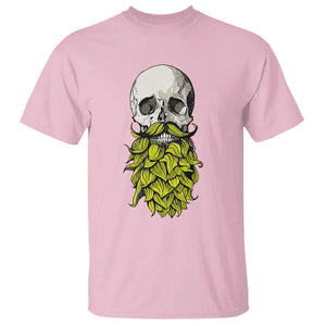 Vintage Craft Brewer Beer Lover Gift T Shirt Beer Hops Beard Skull