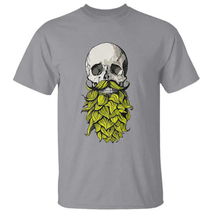 Vintage Craft Brewer Beer Lover Gift T Shirt Beer Hops Beard Skull