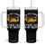 Funny Tacos Lover Tumbler With Handle I Am Into Fitness TS12 One Size: 40 oz Black Print Your Wear