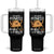 Funny Mexican Food Lover Tumbler With Handle I Am Into Fitness Taco In My Mouth TS12 One Size: 40 oz Black Print Your Wear