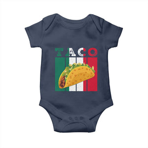 Tacos Lover Mexican Food Baby Onesie Funny Quote Gift TS12 Navy Print Your Wear