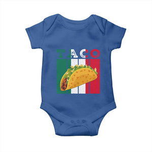 Tacos Lover Mexican Food Baby Onesie Funny Quote Gift TS12 Royal Blue Print Your Wear
