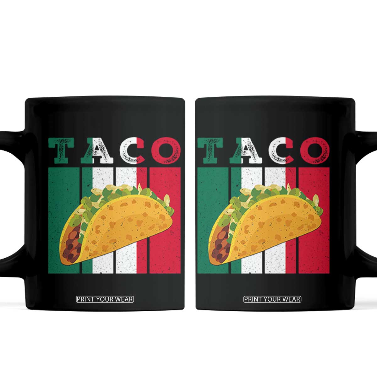 Tacos Lover Mexican Food Coffee Mug Funny Quote Gift TS12 Black Print Your Wear