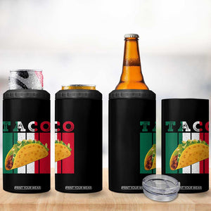 Tacos Lover Mexican Food 4 in 1 Can Cooler Tumbler Funny Quote Gift TS12 Print Your Wear