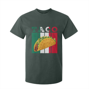 Tacos Lover Mexican Food T Shirt For Kid Funny Quote Gift TS12 Dark Forest Green Print Your Wear