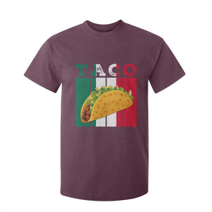 Tacos Lover Mexican Food T Shirt For Kid Funny Quote Gift TS12 Maroon Print Your Wear