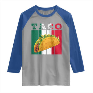 Tacos Lover Mexican Food Raglan Shirt Funny Quote Gift TS12 Sport Gray Royal Print Your Wear