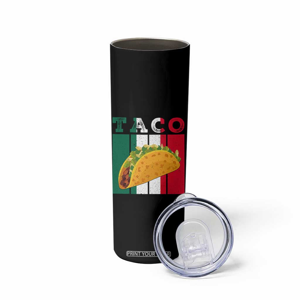Tacos Lover Mexican Food Skinny Tumbler Funny Quote Gift TS12 Print Your Wear
