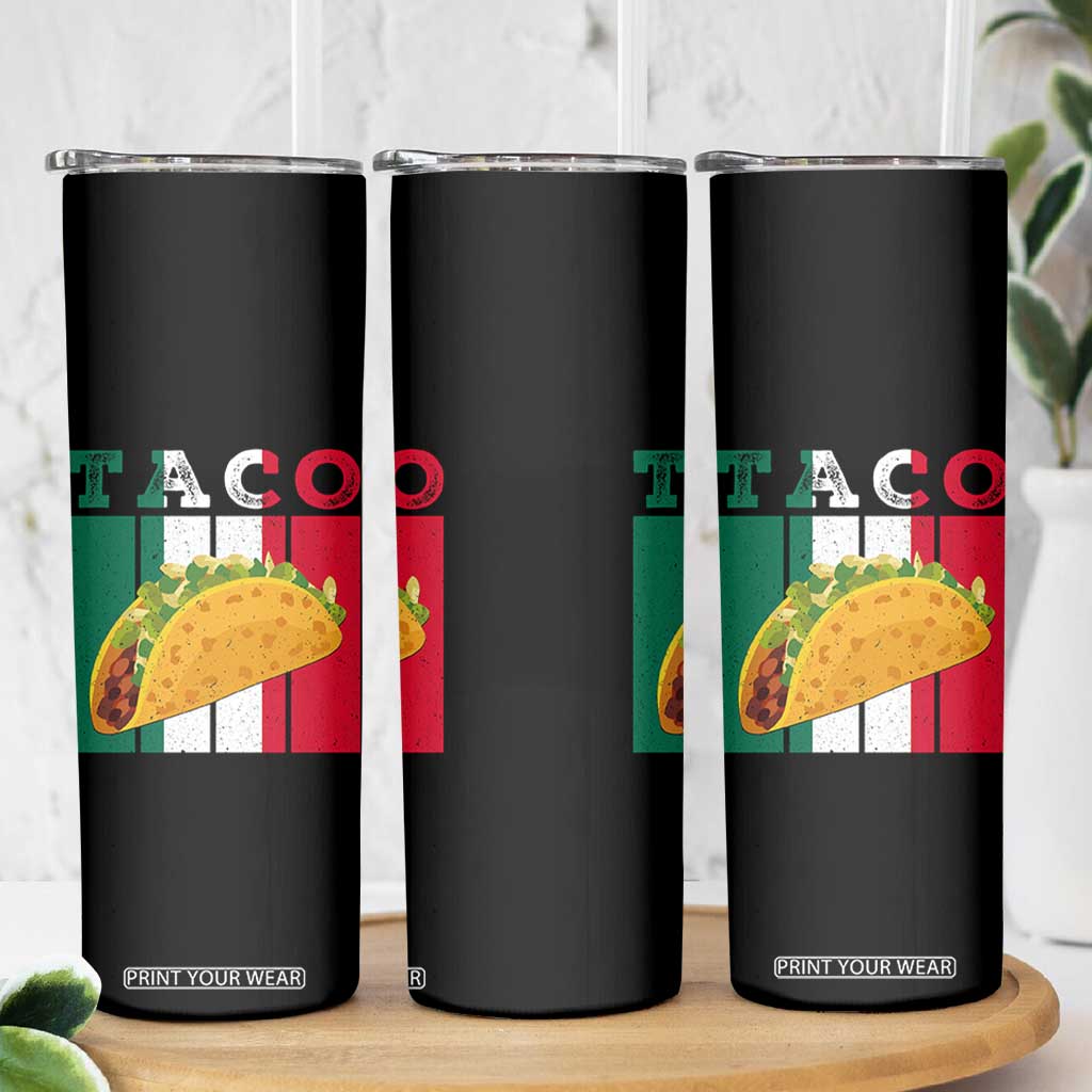 Tacos Lover Mexican Food Skinny Tumbler Funny Quote Gift TS12 Print Your Wear
