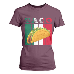 Tacos Lover Mexican Food T Shirt For Women Funny Quote Gift TS12 Maroon Print Your Wear