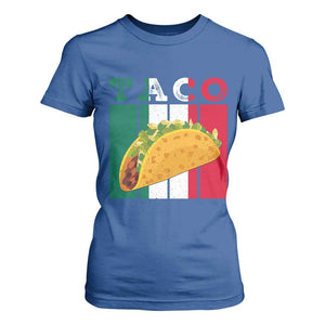 Tacos Lover Mexican Food T Shirt For Women Funny Quote Gift TS12 Royal Blue Print Your Wear