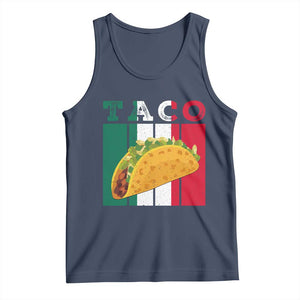 Tacos Lover Mexican Food Tank Top Funny Quote Gift TS12 Navy Print Your Wear