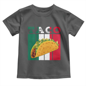 Tacos Lover Mexican Food Toddler T Shirt Funny Quote Gift TS12 Dark Heather Print Your Wear