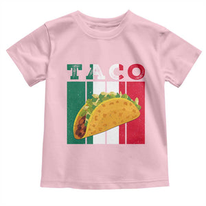Tacos Lover Mexican Food Toddler T Shirt Funny Quote Gift TS12 Light Pink Print Your Wear