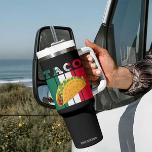 Tacos Lover Mexican Food Tumbler With Handle Funny Quote Gift TS12 Print Your Wear