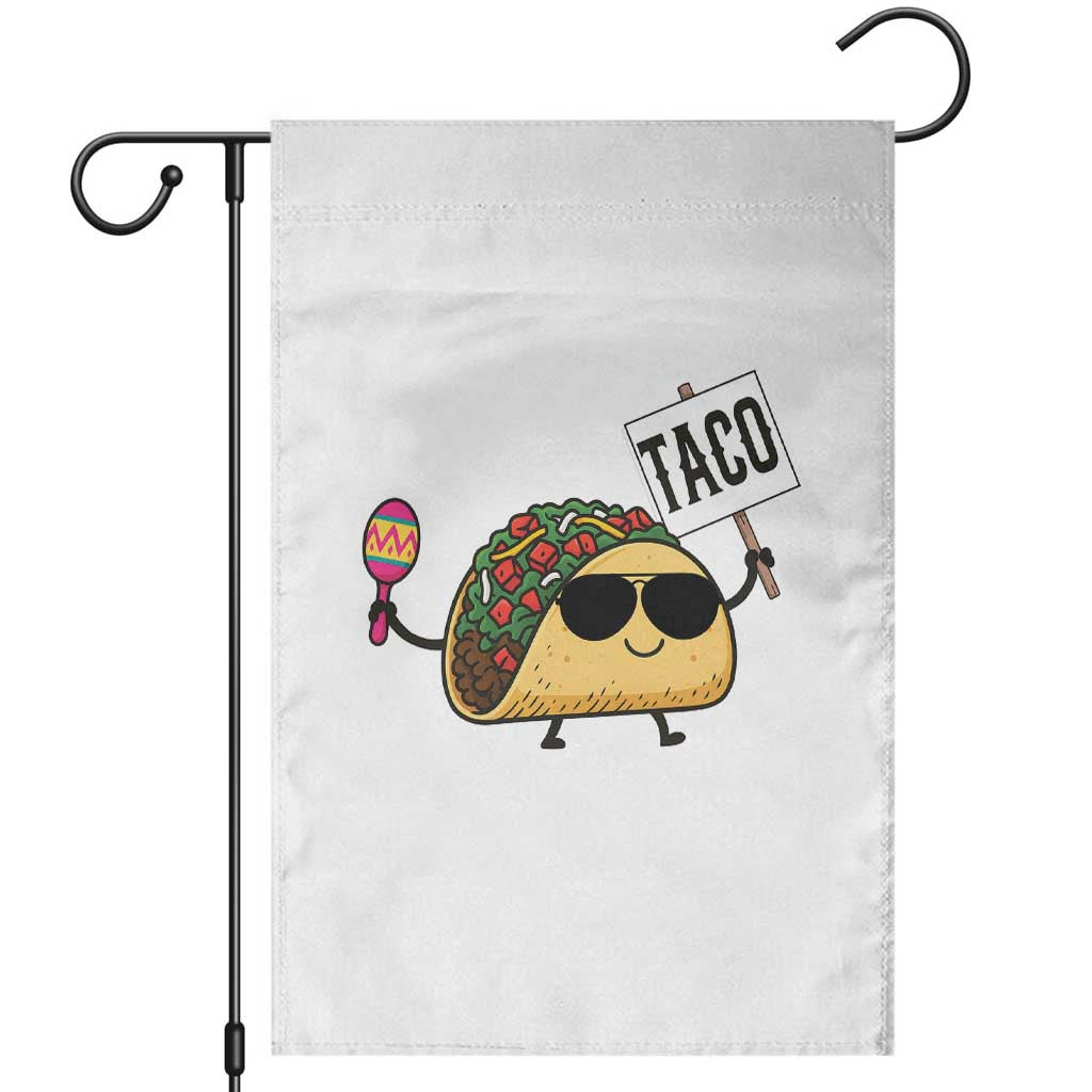 Tacos Lovers Garden Flag Mexican Food Lover Gift TS12 White Print Your Wear